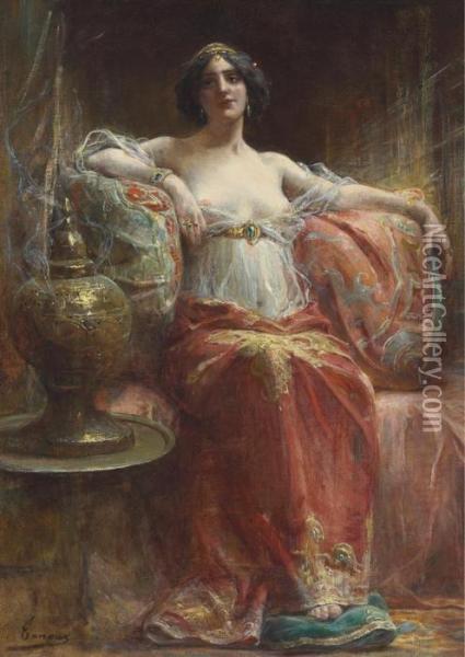 The Sultan's Favourite Oil Painting - Henri Adriene Tanoux