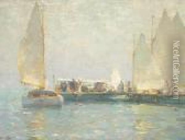 Summer Sailing Oil Painting - Walter Granville-Smith