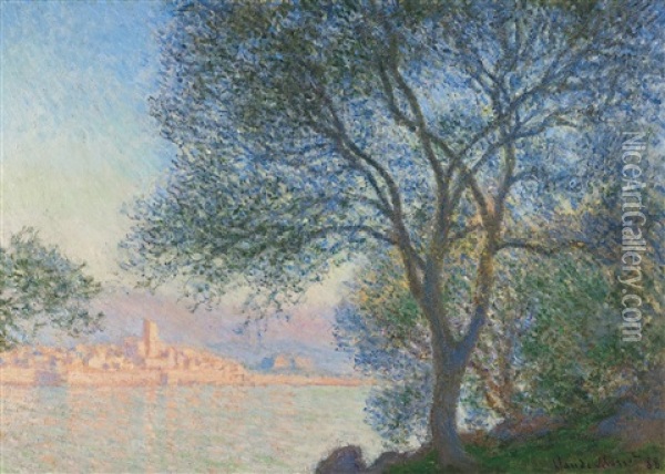 Antibes Vue De La Salis Oil Painting - Claude Monet