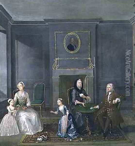 The Rawson Family Oil Painting - Gavin Hamilton