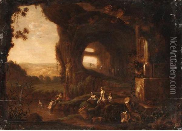 Cuylenborch, A. Oil Painting - Abraham van Cuylenborch