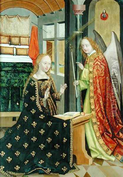 Annunciation, from the Dome Altar, 1499 Oil Painting - Absolon Stumme