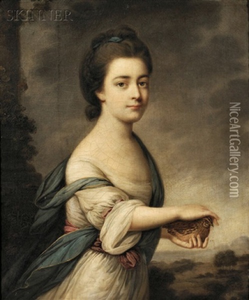 Emma Vernon, 1st Marchioness Of Exeter Oil Painting - Francis Cotes