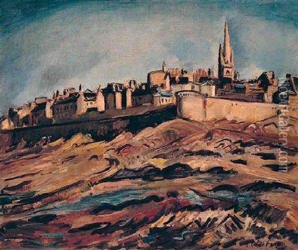 Saint Malo Oil Painting - Emile-Othon Friesz