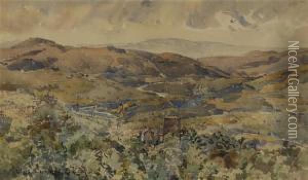 View Of Ruisseau De Cernitojo Oil Painting - Edward Darley Boit