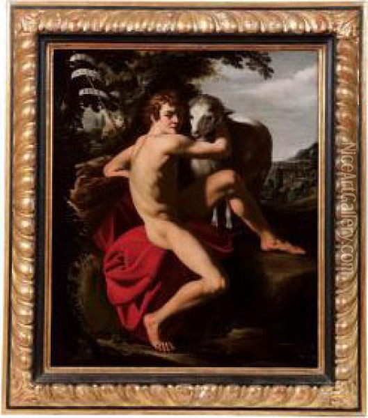 San Giovanni Battista Oil Painting - Polidoro Da Caravaggio (Caldara)