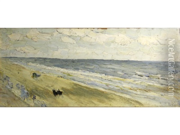 Coastal View Oil Painting - Joseph Raphael