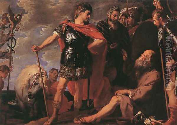 Alexander and Diogenes Oil Painting - Gaspard de Crayer