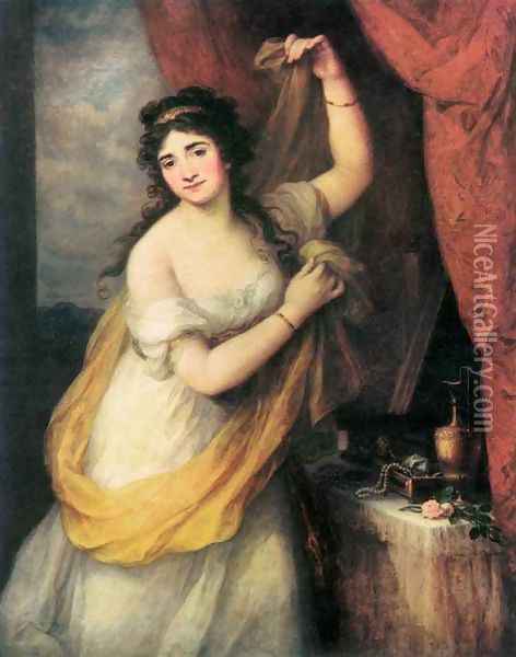 Portrait of a Woman 1795 Oil Painting - Angelica Kauffmann