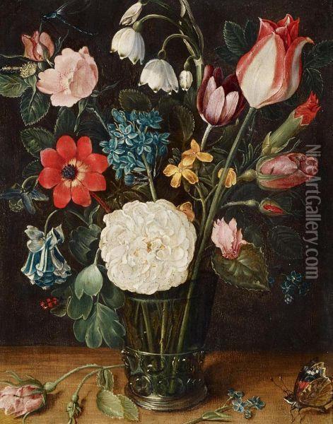 Floral Still Life Oil Painting - Isaak Soreau