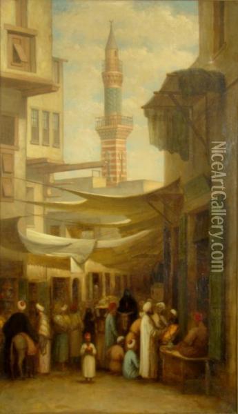 The Spice Bazaar Oil Painting - George Henry Hall