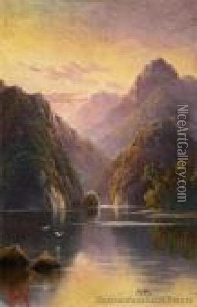 Dagg Sound Oil Painting - Henry William Kirkwood