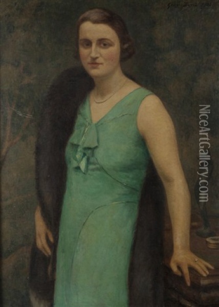 Portrait De Femme Oil Painting - Georges Jules Ernest Binet