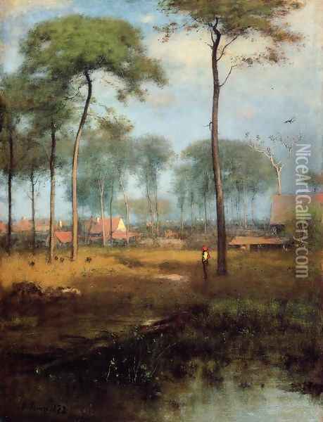 Early Morning Tarpon Springs Oil Painting - George Inness