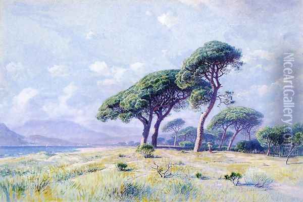 Cannes Oil Painting - William Stanley Haseltine
