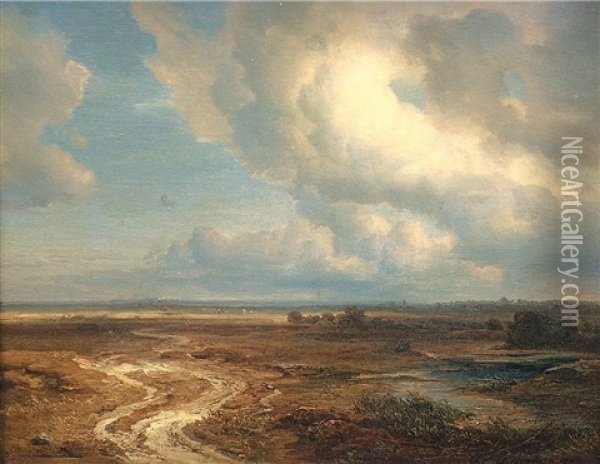 Weite Landschaft Oil Painting - Christian Ernst Bernhard Morgenstern