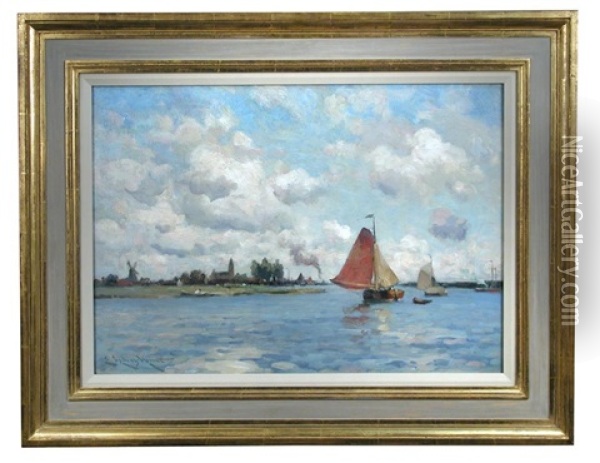 Summer Skies, Holland Oil Painting - Edmund Aubrey Hunt