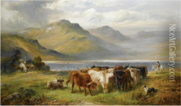 Near Loch Lomond Oil Painting - George Turner