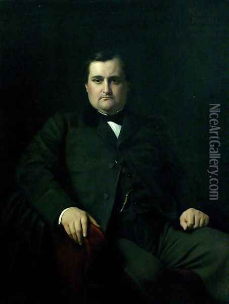 Joseph-Charles-Paul, prince Napoléon Oil Painting - Jean Hippolyte Flandrin