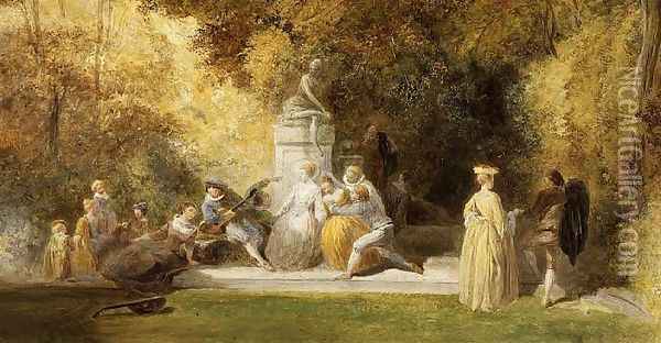 Fete Champetre Oil Painting - Charles Thomas Bale