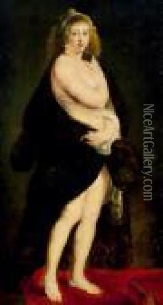 La Pelliccetta Oil Painting - Peter Paul Rubens