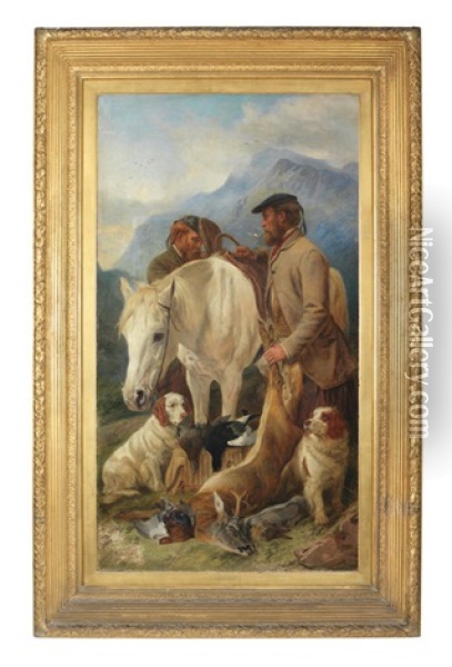 The Keeper's Pony Oil Painting - Richard Ansdell