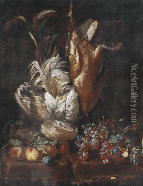 Hunting Still Life Oil Painting - (Jacopo Chimenti) Empoli