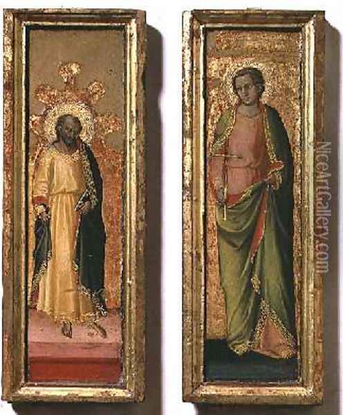 St Peter and St Paul Oil Painting - Bicci Di Lorenzo