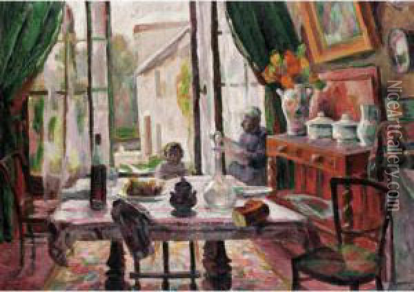 Apres-midi D'ete Oil Painting - Lucie Cousturier