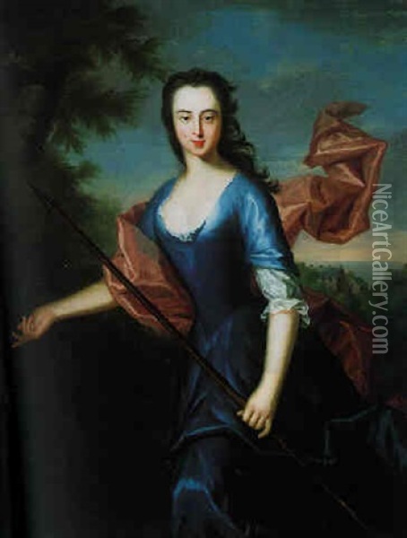 Portrait Of Catherine Hall Of Dunglass Oil Painting - Allan Ramsay