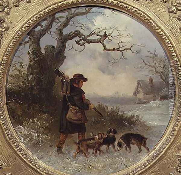 Return from Shooting Oil Painting - Thomas Smythe