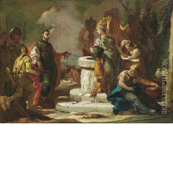 Rebecca Al Pozzo Oil Painting - Giovanni Battista Tiepolo
