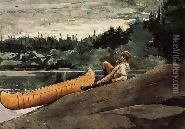 The Guide I Oil Painting - Winslow Homer