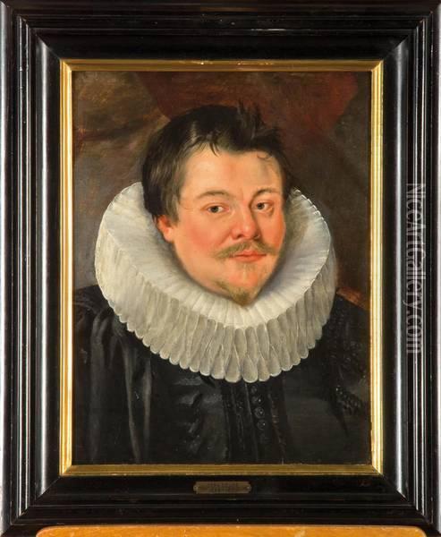 Portrait D'un Gentilhomme Oil Painting - Cornelis De Vos