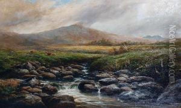 Lydd On Dartmoor Oil Painting - George Henry Jenkins