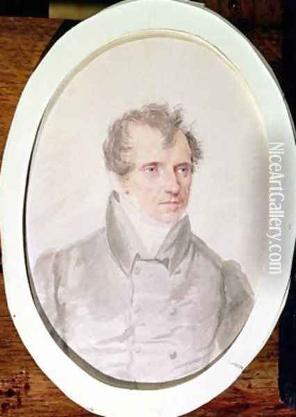 James Fenimore Cooper 1789-1851 Oil Painting - Lizinska-Aimee-Zoe de Mirbel