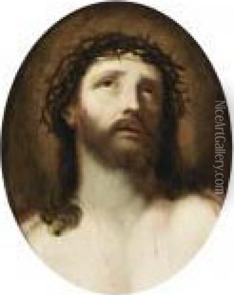 Christ As The Man Of Sorrows Oil Painting - Guido Reni