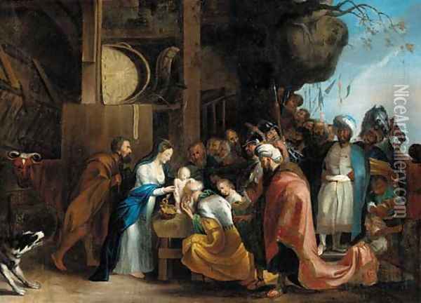 The Adoration of the Magi 4 Oil Painting - Sir Peter Paul Rubens