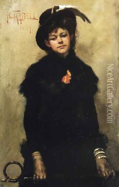 Portrait of Miss McKay Oil Painting - Edmund Charles Tarbell