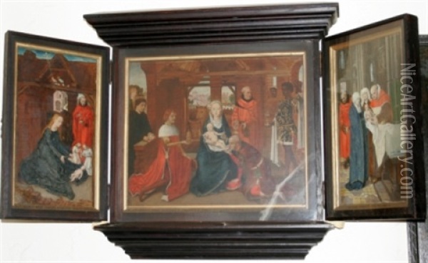 Untitled Oil Painting - Hans Memling