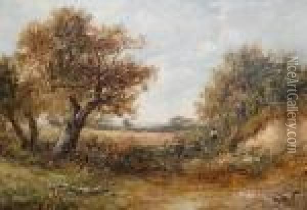A Country Landscape Oil Painting - Joseph Thors