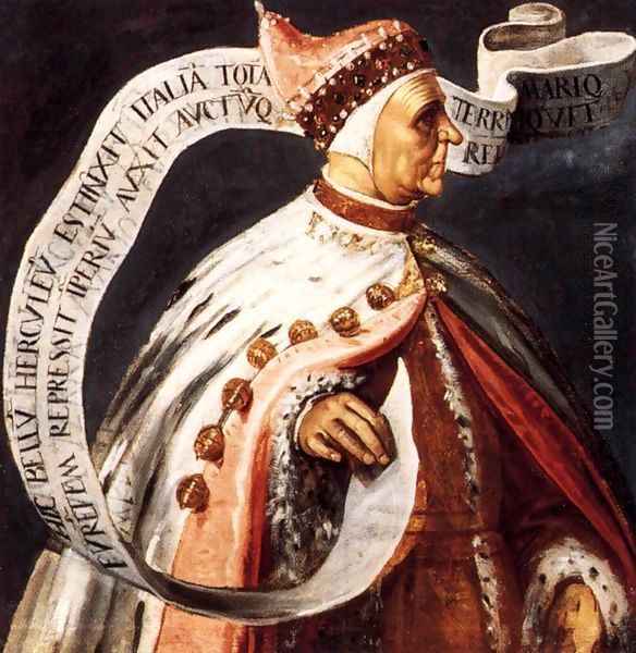 Portrait of Giovanni Mocenigo Oil Painting - Domenico Tintoretto