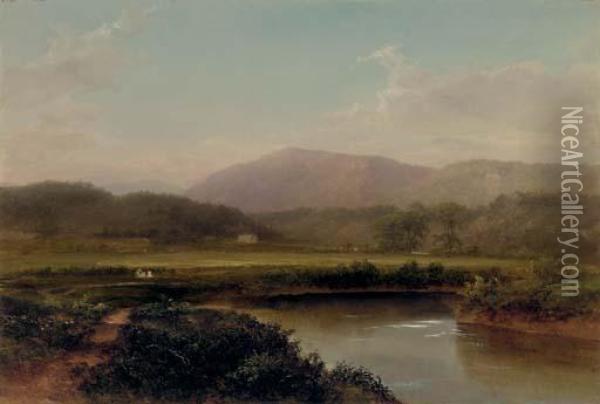 In The Adirondacks Oil Painting - Homer Dodge Martin