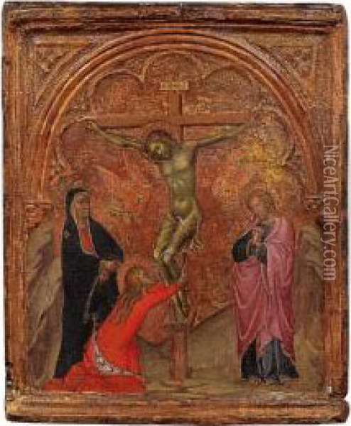 Crocifissione Oil Painting - Paolo Di Giovanni Fei
