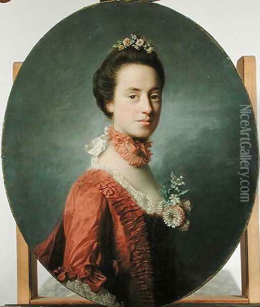 Mary Digges 1737-1829 Lady Robert Manners, c.1756 Oil Painting - Allan Ramsay