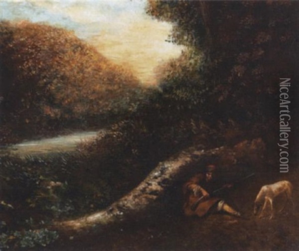 Auf Der Jagd Oil Painting - Albert De Balleroy
