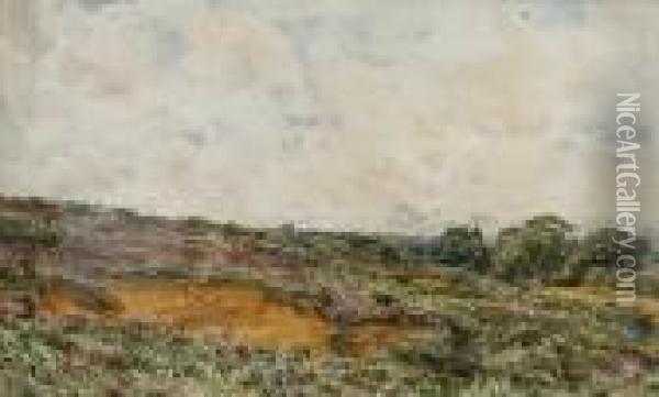Fittleworth Common, Sussex Oil Painting - Thomas Collier