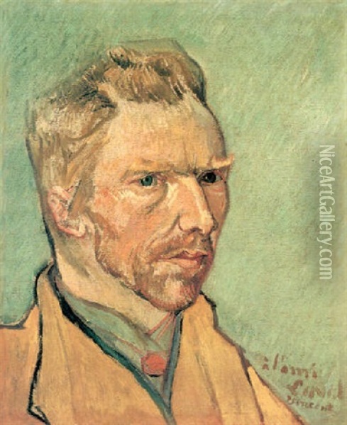 Autoportrait Oil Painting - Vincent Van Gogh