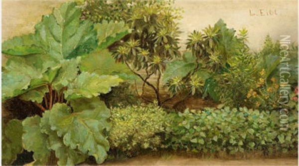 Gartenstuck Oil Painting - Ludwig Eibl