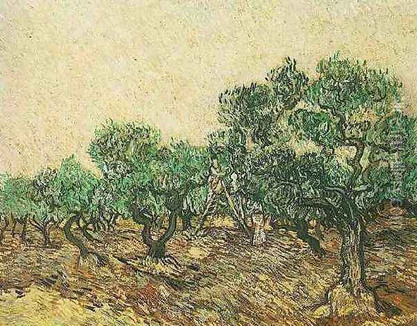Olive Picking Oil Painting - Vincent Van Gogh